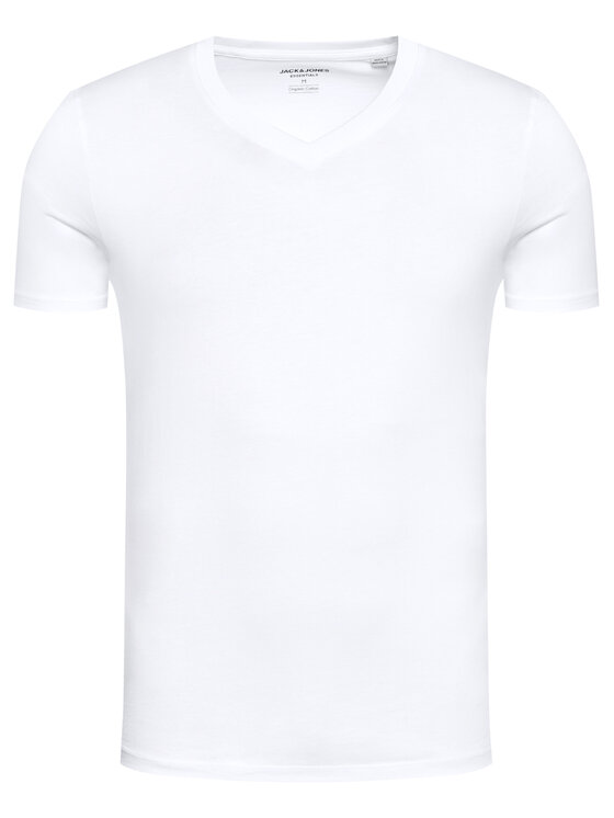 Jack & Jones Jack & Jones Set de tricouri﻿ Basic 12133914 Alb Regular Fit