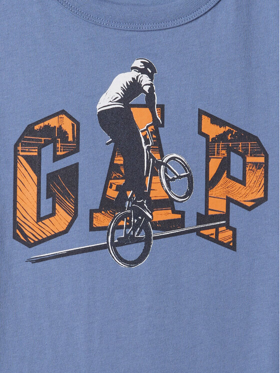 Gap Gap T-särk 544192-02 Sinine Regular Fit