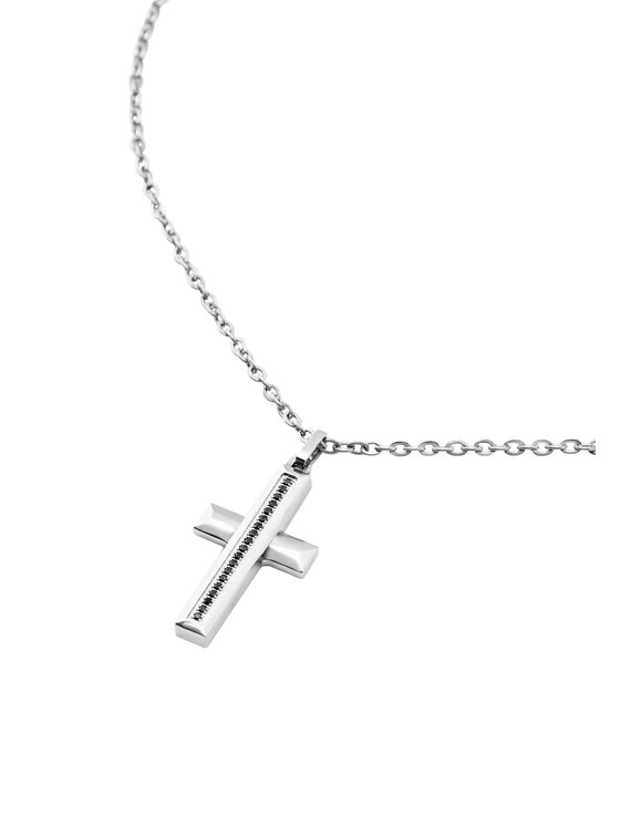 Breil Breil Collana TAG AND CROSS Argento