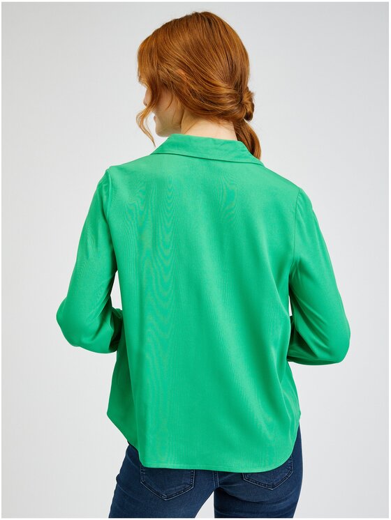 Orsay Orsay Bluzka 600248865000__40 Zielony Regular Fit