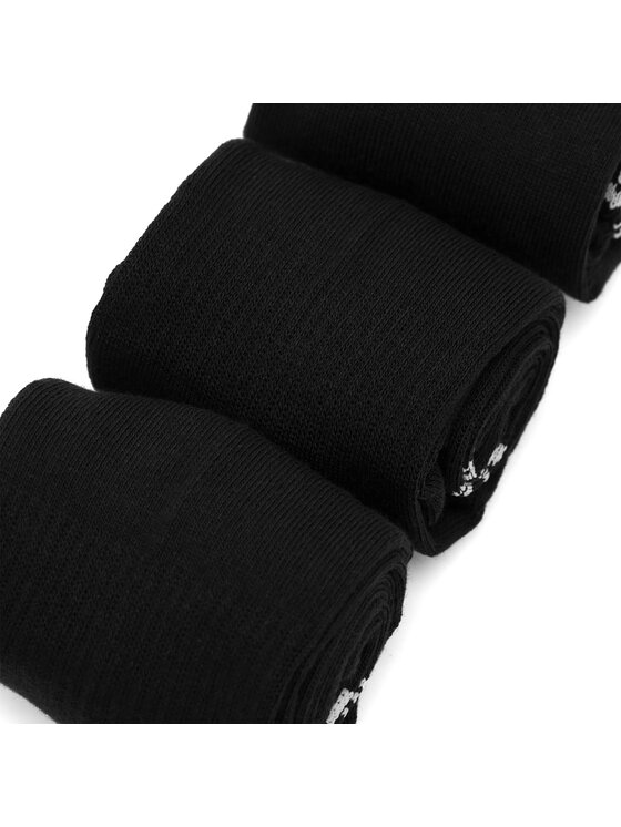 Reebok Reebok Set di 3 paia di calzini lunghi unisex R0452-SS24 (3-pack) Nero