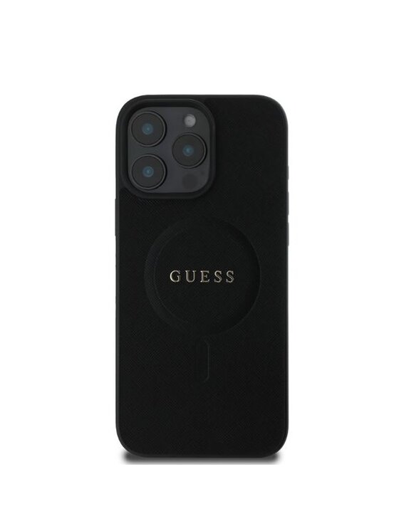 Guess Guess Etui na telefon Apple iPhone 16 Pro Czarny