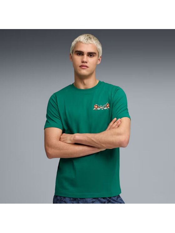 Puma Puma T-Shirt 630706 Zielony Regular Fit