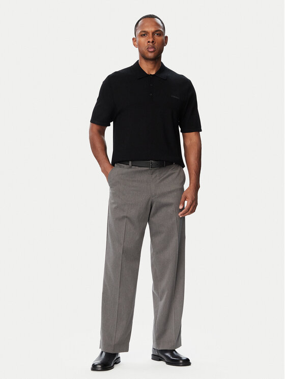 Calvin Klein Calvin Klein Polo särk LV04LH328G Must Regular Fit