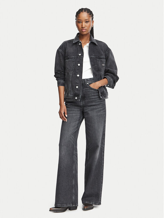 Tommy Jeans Tommy Jeans Džínsy Claire DW0DW23499 Čierna Wide Leg