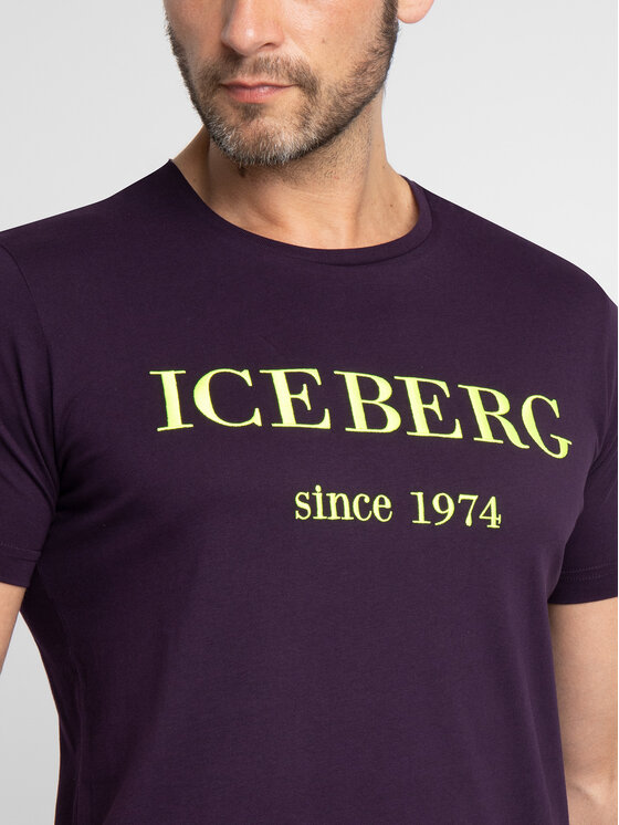 Iceberg Iceberg Tricou F01463317656 Violet Regular Fit