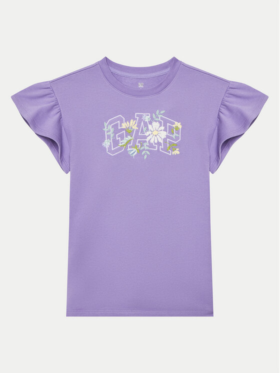 Gap Gap Ежедневна рокля 738639-01 Виолетов Relaxed Fit