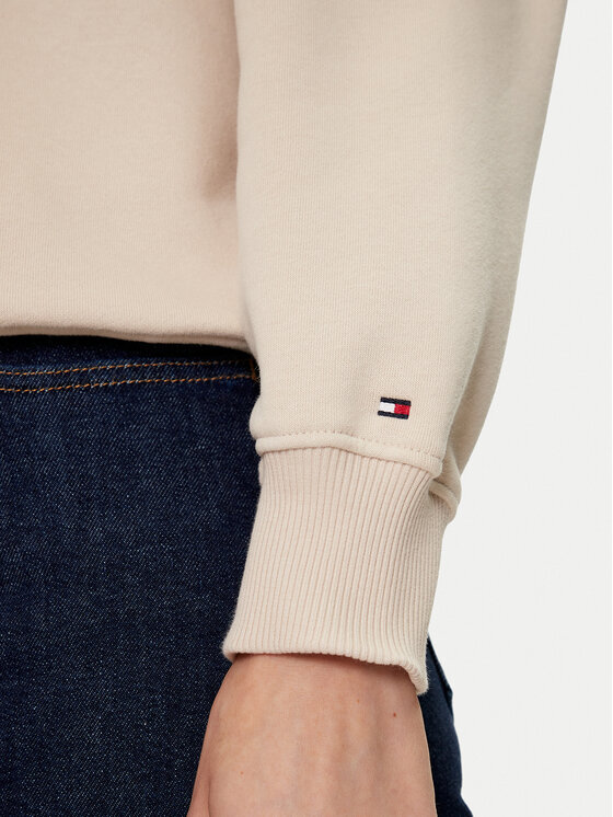 Tommy Hilfiger Tommy Hilfiger Μπλούζα Varsity WW0WW42098 Μπεζ Regular Fit