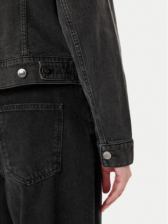 DKNY DKNY Jeans jakna P5GCYC72 Siva Regular Fit