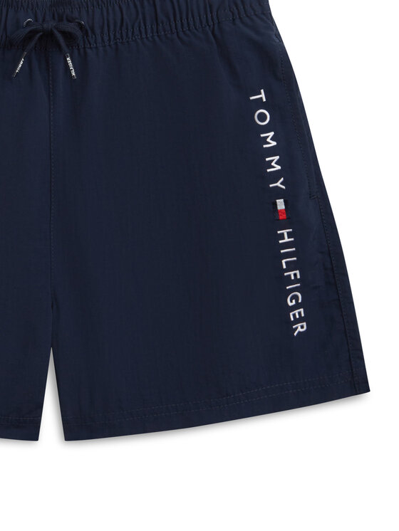 Tommy Hilfiger Tommy Hilfiger Pantaloni scurți pentru înot Original Logo Embroidery UB0UB00589 Bleumarin Regular Fit
