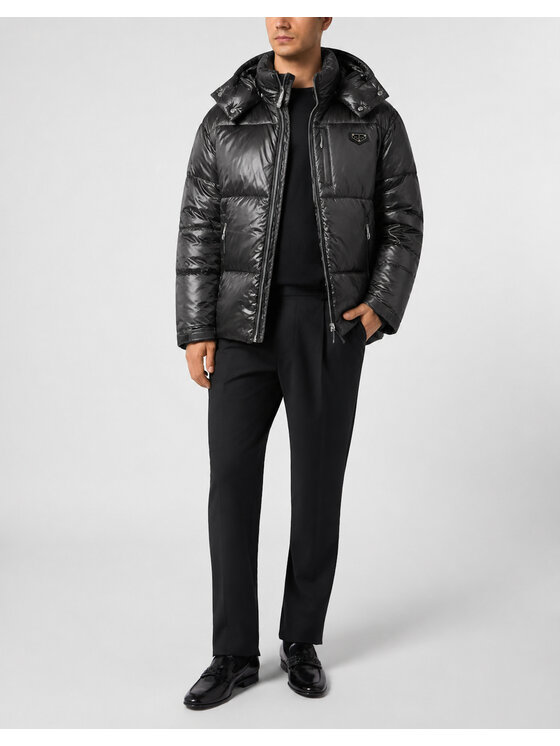PHILIPP PLEIN PHILIPP PLEIN Bomber 31549 Nero Regular Fit