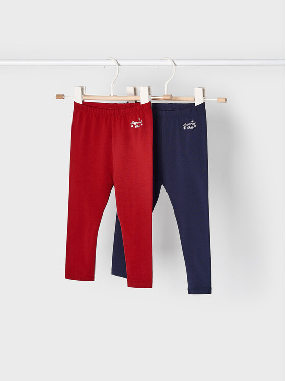 Set di 2 leggings 702 Multicolore Slim Fit