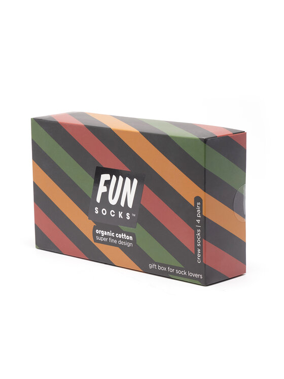 Fun Socks Fun Socks Lange Socken FS-FU71107 Schwarz