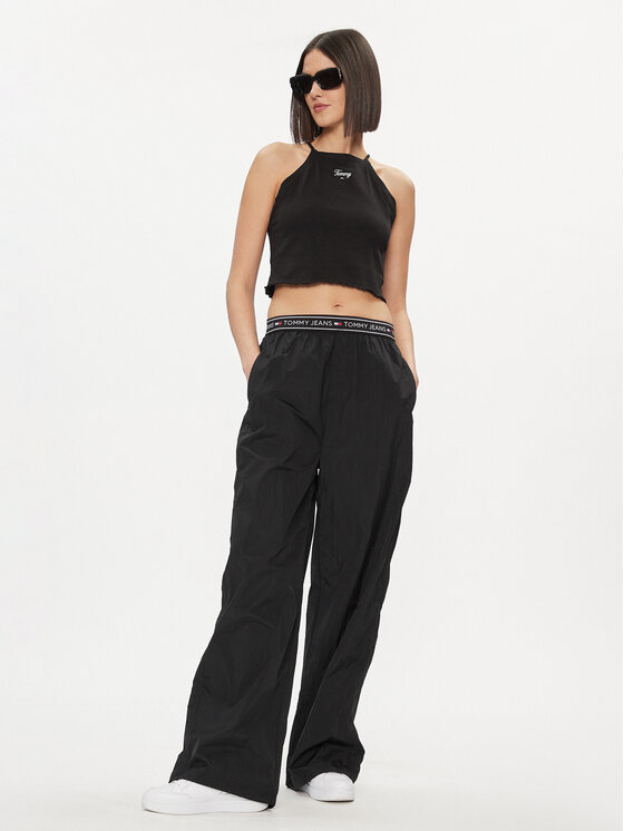 Tommy Jeans Tommy Jeans Pantaloni da tuta DW0DW17316 Nero Baggy Fit