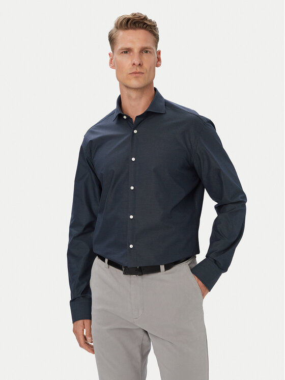 BOSS BOSS Cămașă H-Joe 50567023 Bleumarin Regular Fit