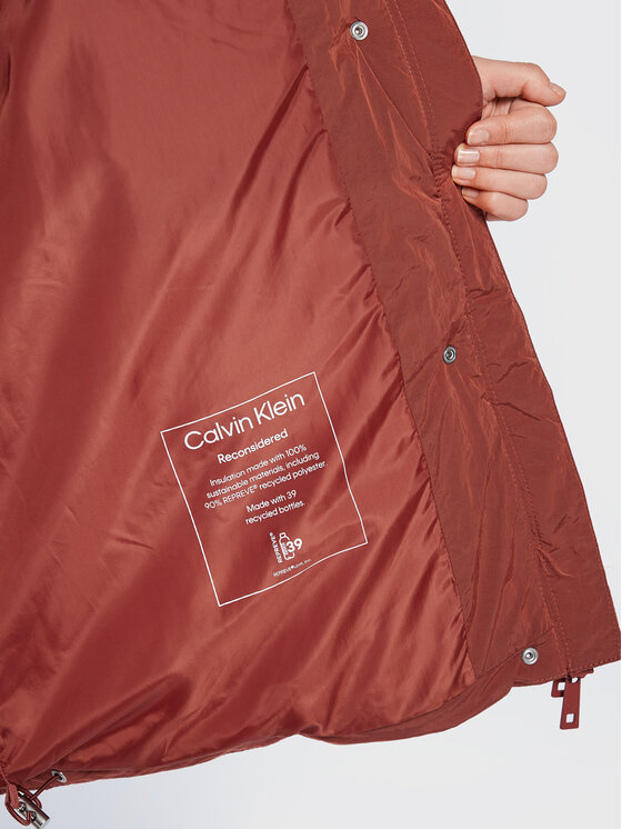 Calvin Klein Calvin Klein Kurtka zimowa K20K204690 Pomarańczowy Regular Fit