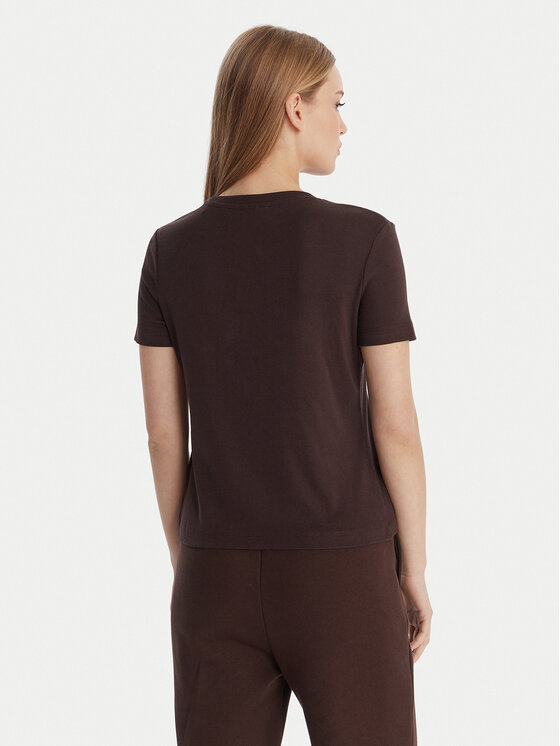 Guess Guess Marškinėliai V6RI17 KD741 Ruda Regular Fit