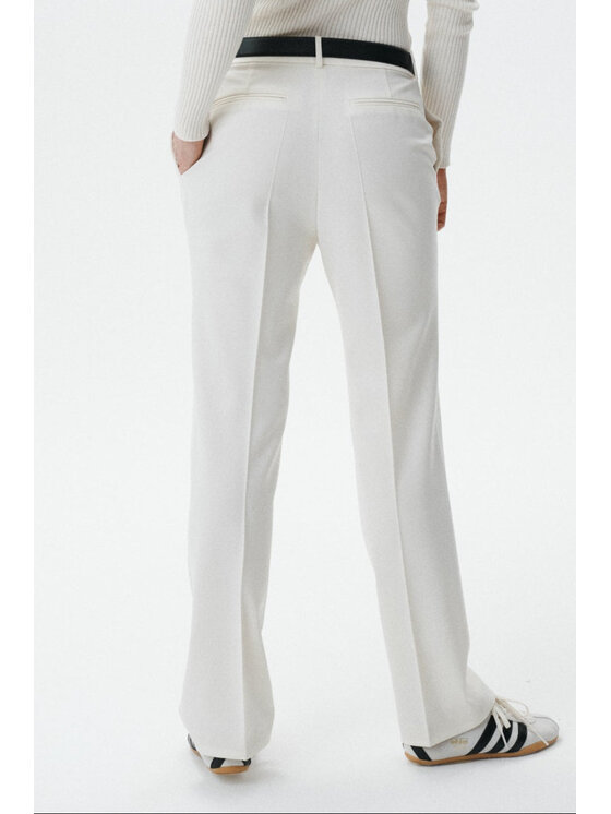 MARI PRETI MARI PRETI Pantalone da abito Serene Bianco Regular Fit
