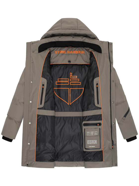 Stone Harbour Stone Harbour Kurtka zimowa Thadeek Brązowy Regular Fit