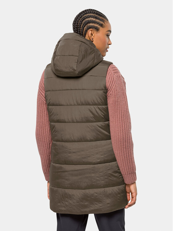 Jack Wolfskin Jack Wolfskin Αμάνικο Μπουφάν Eisbach Vest 1206991 Καφέ Regular Fit
