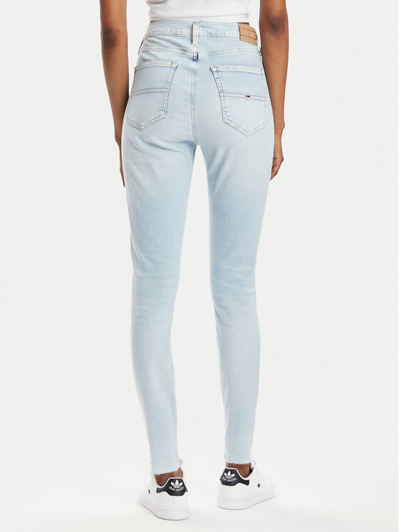 Tommy Jeans Tommy Jeans Džinsi Sylvia DW0DW17590 Gaiši zils Skinny Fit