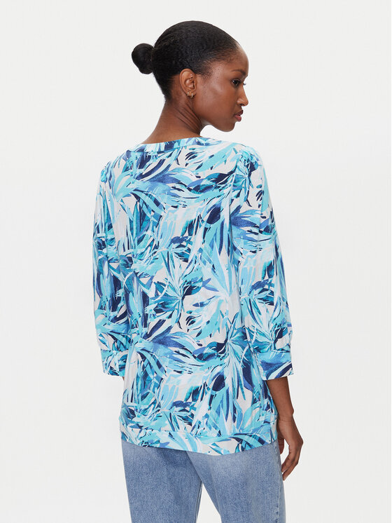 Olsen Olsen Bluse 11105044 Blau Regular Fit