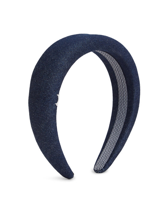 Tommy Hilfiger Tommy Hilfiger Ausų juosta Denim Logo Padded Headband AW0AW18661 Tamsiai mėlyna