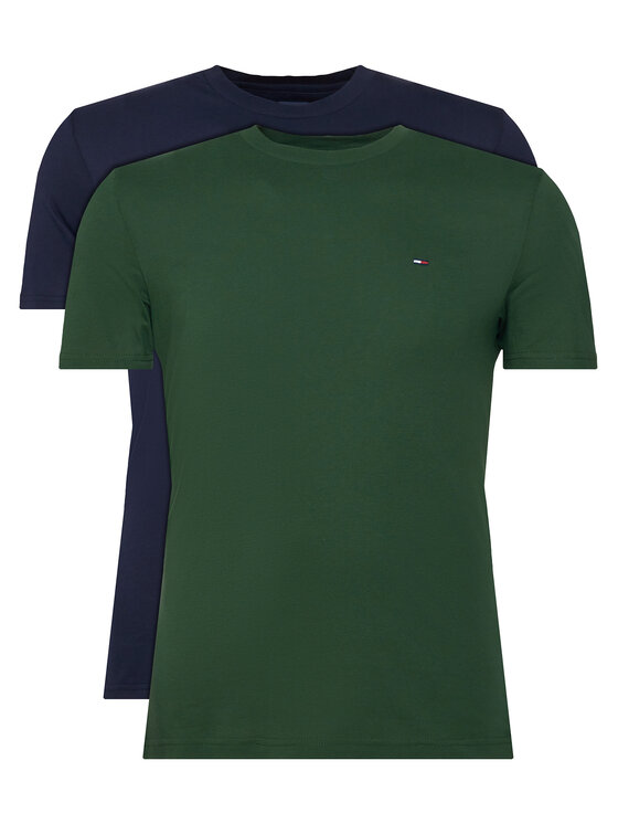 Tommy Jeans Комплект тениски DM0DM20687 Цветен Slim Fit