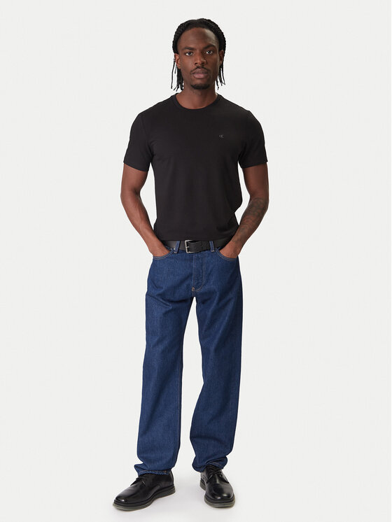 Calvin Klein Calvin Klein T-Shirt LV04LC240G Czarny Slim Fit