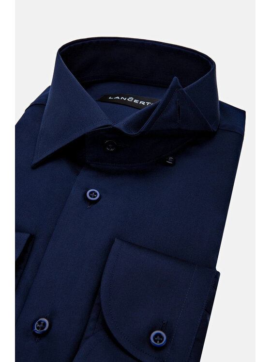 Lancerto Lancerto Koszula Costa 2 KO051219000045 Granatowy Regular Fit