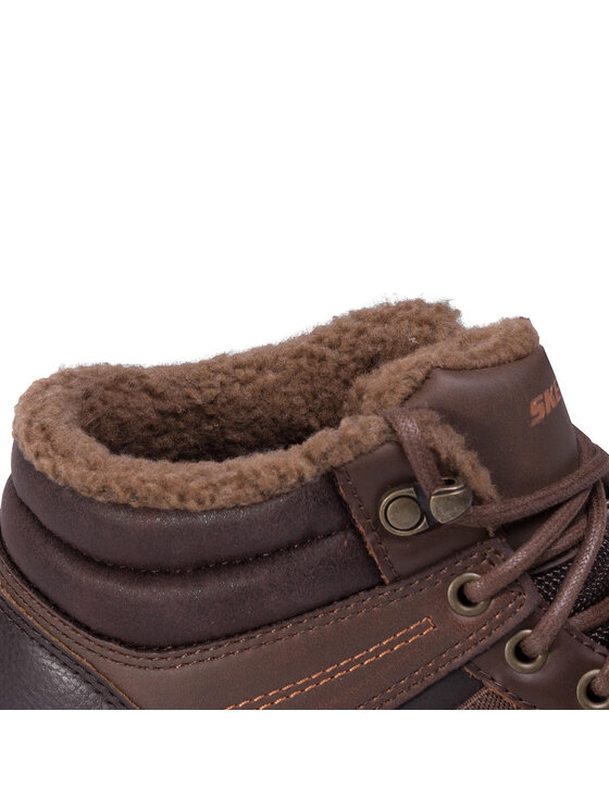 Skechers Skechers Trzewiki Voren 66199/BRN Brązowy