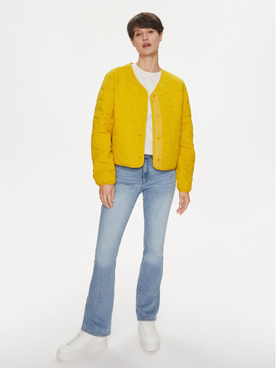 Wrangler Wrangler Prehodna jakna 112351428 Rumena Relaxed Fit