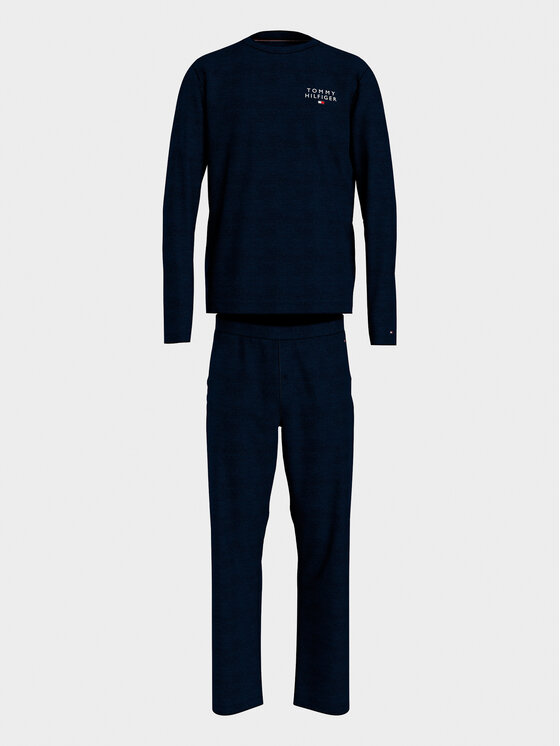 Tommy Hilfiger Tommy Hilfiger Pyjama UM0UM03115 Dunkelblau Regular Fit