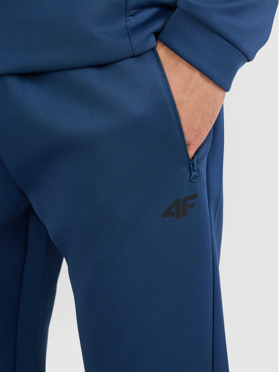 4F 4F Spodnie dresowe 4FWAW25TFTRM0936-32S Niebieski Regular Fit