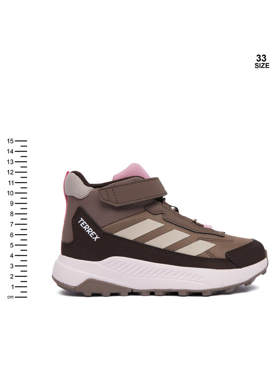 adidas adidas Trekkingi Terrex Anylander Mid Children Hiking Shoes JR9726 Brązowy