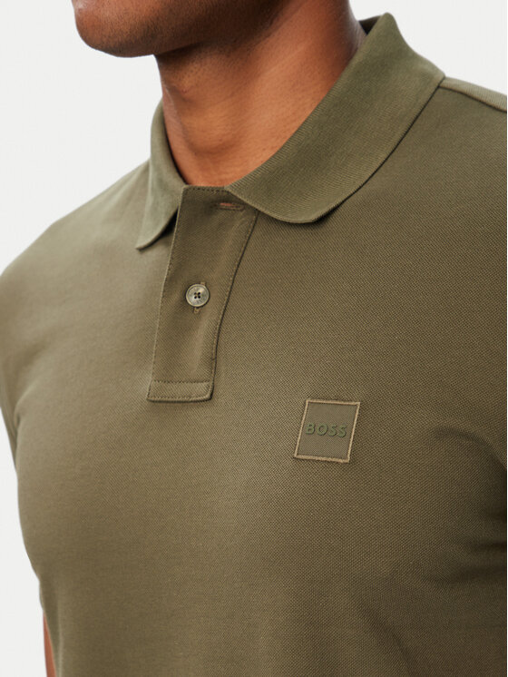 BOSS BOSS Polo Passenger 50507803 Khaki Slim Fit