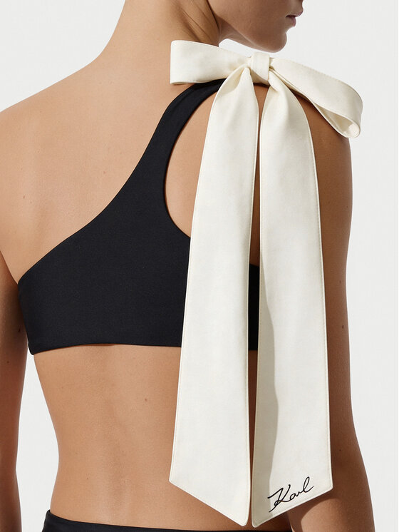 KARL LAGERFELD KARL LAGERFELD Горнище на бански B2W46027 Черен