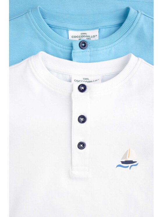 Coccodrillo Coccodrillo T-Shirt WC6143204NBN-014 Niebieski Regular Fit
