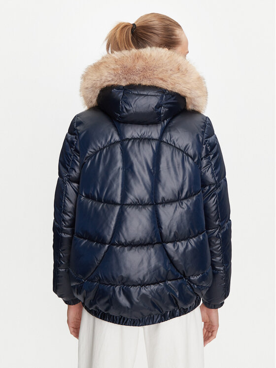 Geox Geox Зимно яке Backsie W4628S T2843 F1624 Тъмносин Regular Fit