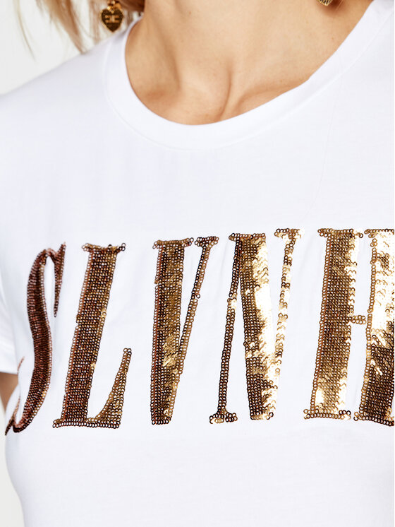 Silvian Heach Silvian Heach T-Shirt PGA20652TS Bílá Regular Fit