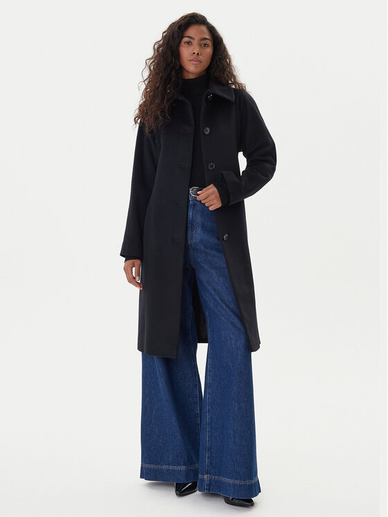 LAUREN RALPH LAUREN LAUREN RALPH LAUREN Palton de lână 297P04140001 Negru Regular Fit