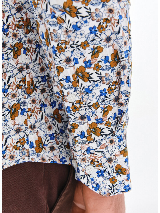 Pako Lorente Pako Lorente Koszula P25WF-1X-058 Biały Slim Fit