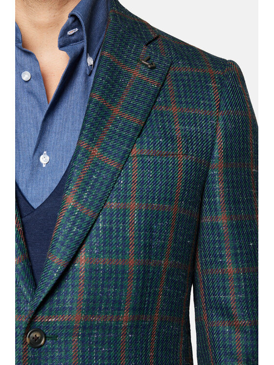 Lancerto Lancerto Marynarka Blakeney MA073124000002 Zielony Slim Fit