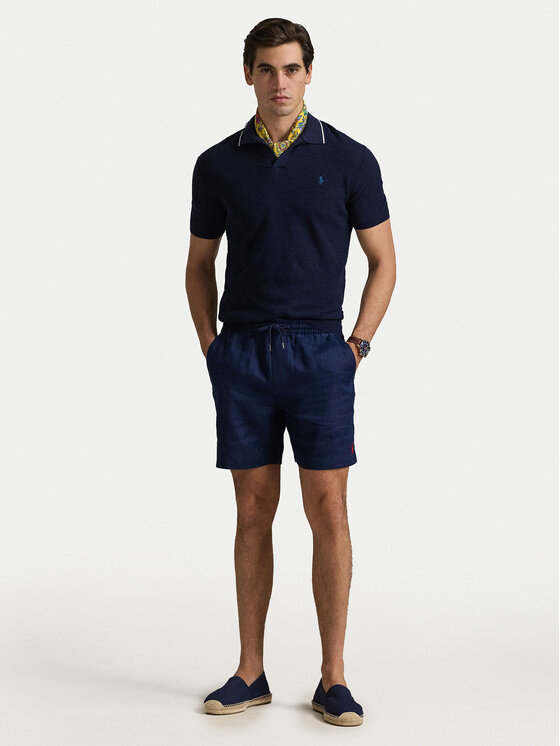 Polo Ralph Lauren Polo Ralph Lauren Шорти от плат 710958586003 Тъмносин Classic Fit
