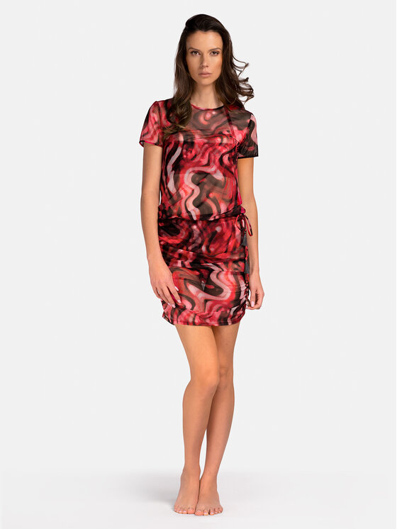 Miss Lou Miss Lou Blusa O-SI2-BRD Bordeaux