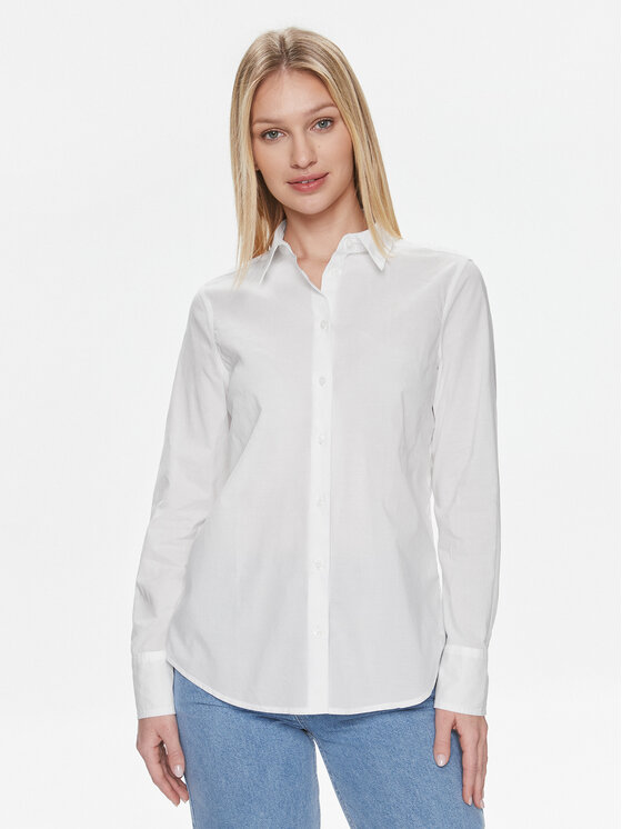 United Colors Of Benetton United Colors Of Benetton Košile 5CQYDQ06U Bílá Regular Fit