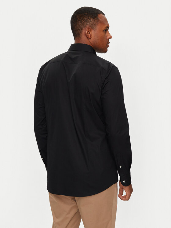 BOSS Boss Риза H-Hank 50519859 Черен Slim Fit