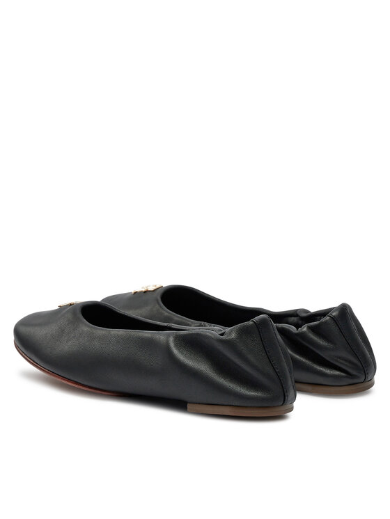 Tommy Hilfiger Tommy Hilfiger Baleríny Th Elevated Elastic Ballerina FW0FW07882 Čierna