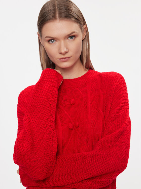 Brave Soul Brave Soul Rochie tricotată LKD-555BERNARD Roșu Regular Fit
