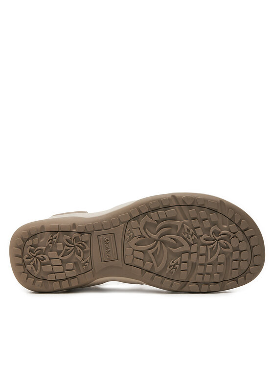 Skechers Skechers Sandały Reggae Slim-Stretch Flex 163460/TPE Beżowy